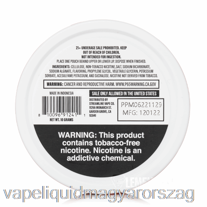 Lé Fej Nikotin Tasakok - Barack Ananász Menta Vape Folyadék